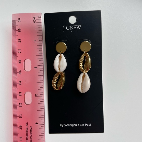 J.Crew Shell drop statement earrings - Picture 4 of 5